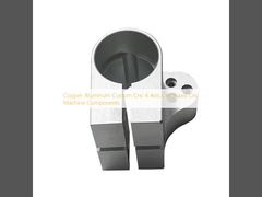 อลูมิเนียมทองแดง Custom Cnc 4 แกน Cnc 5 แกนส่วนประกอบเครื่อง Cnc