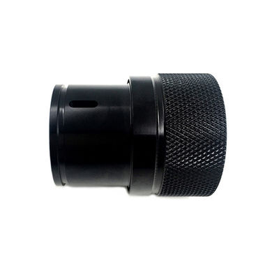 สลักอัตโนมัติหลายแกน CNC กลึงอลูมิเนียม 7075 ลูกบิดขึ้นลายความแม่นยำสูง