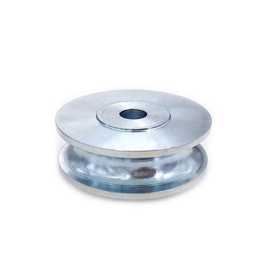 เครื่องกลึงแนวตั้ง CNC กลึงเหล็กกล้าคาร์บอนสังกะสีมัด 45 # รอกเชิงกล