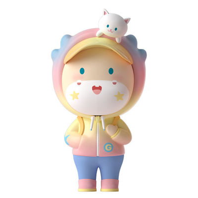 งานฝีมือตกแต่งตุ๊กตาฉีดพลาสติก PVC แบบกำหนดเอง