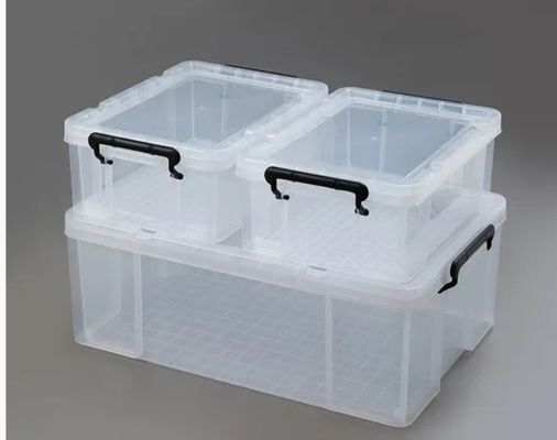 กล่อง Mold สําหรับถุงยางพลาสติก Custom อุปกรณ์การเก็บเก็บ Stacking ใส การเก็บ หม้อฉีด